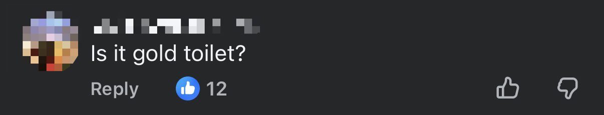 M’sians Shocked By RM11.8mil Toilet Upgrade at KK Airport, Poke Fun At It Being ‘Gold-Plated' comment 2