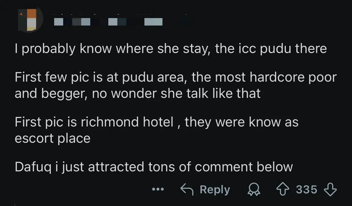 China Tourist Says Her KL Trip Was The 'Worst Travel Experience' By Far comment 3