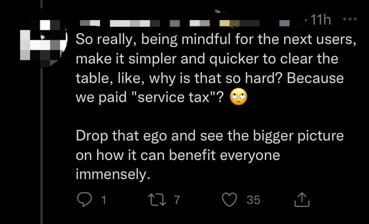 &Quot;It'S Not Our Job&Quot; — Netizens Debate Whether Customers Should Clean Up After Their Meal | Weirdkaya
