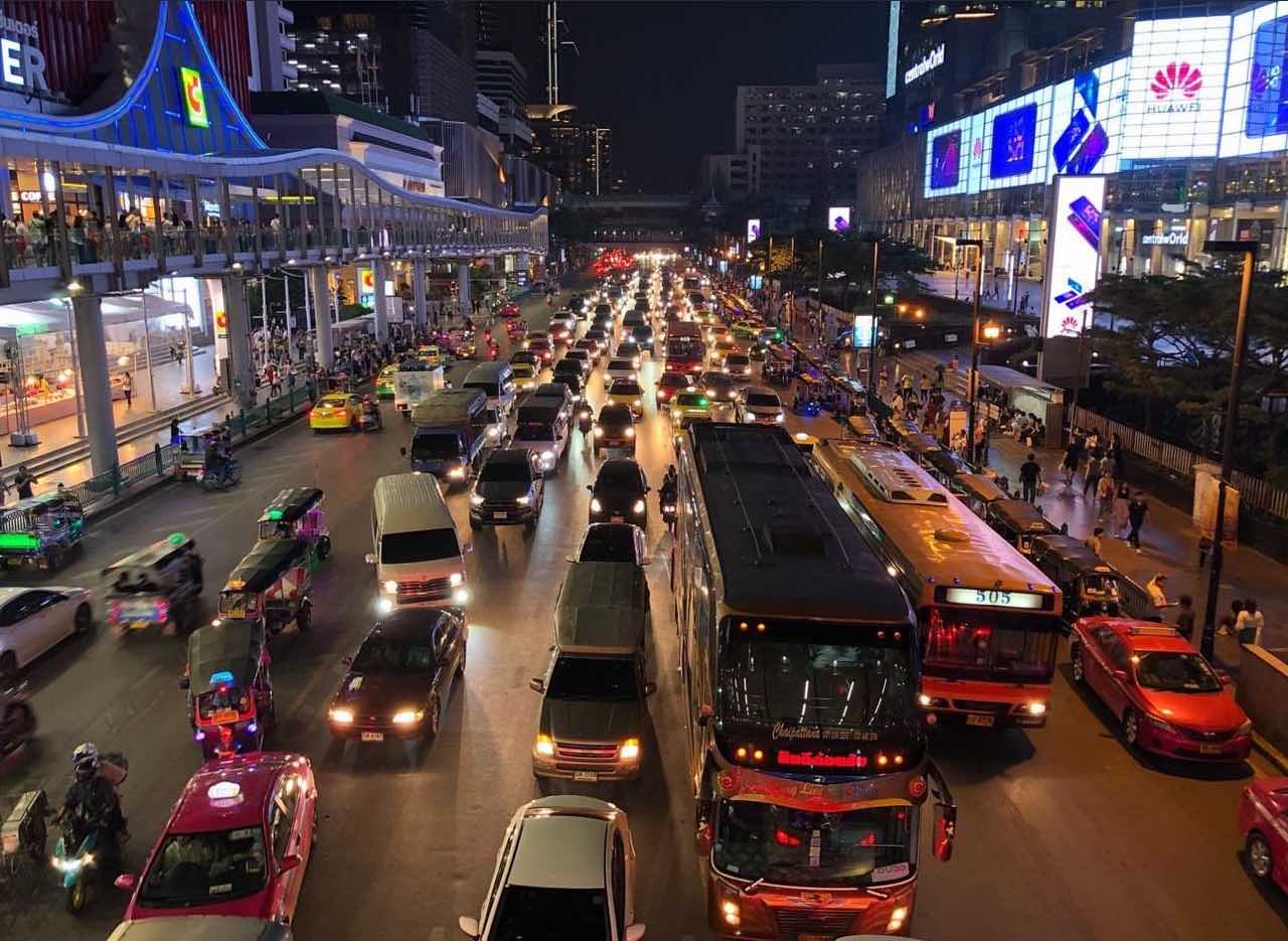 Traffic in Hong Kong