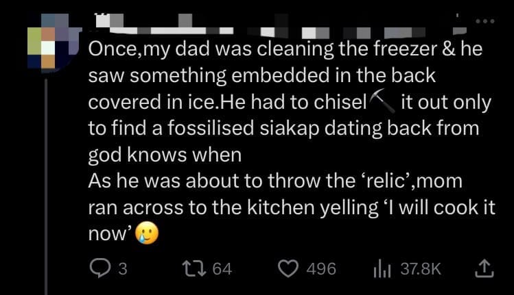M'sian Woman's Parents Fry And Consume Pet Koi Fishes After They Died Due To Power Trip comment 1