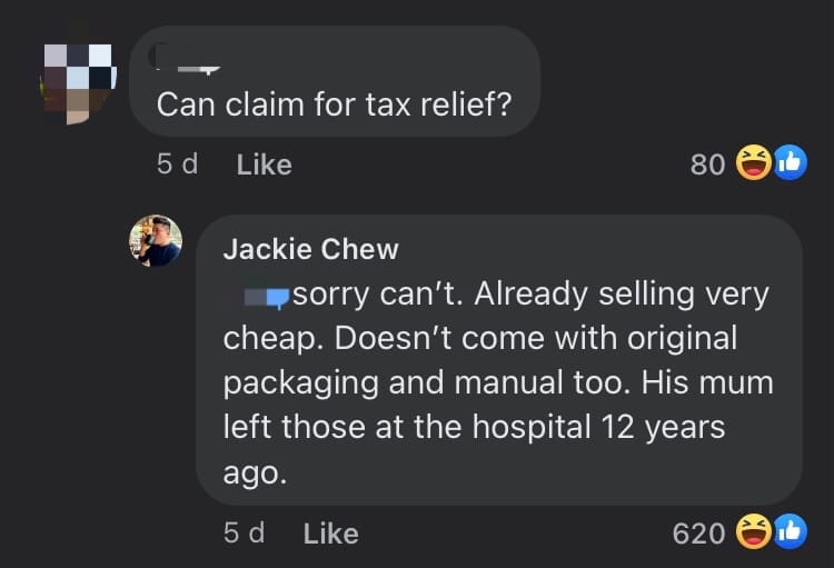 S'porean Man Jokingly Puts Son Up For Sale After He Dropped & Cracked His iPhone 15 comment 2