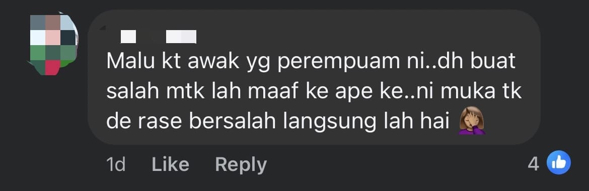 'Never Said Sorry!' — M'sian Man Slams Woman For Double Parking & Making Him Wait 30 Mins comment 3