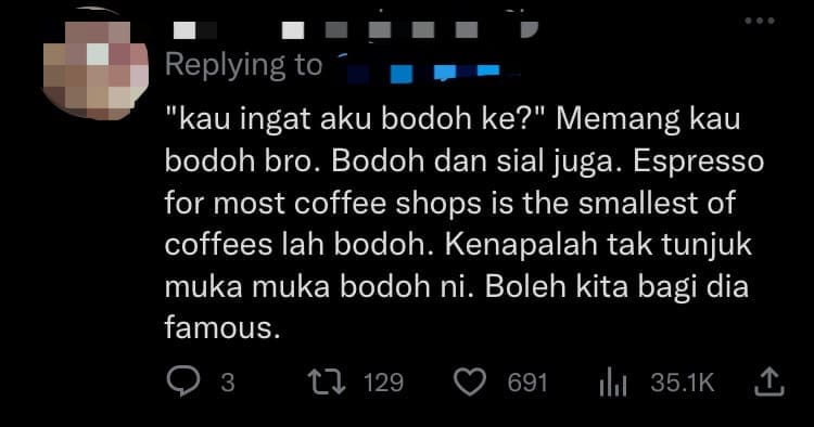 "Your SOP's Bulls**t!" — M'sian Man Yells At Zus Coffee Staff Over Size Of Americano Drink comment 2