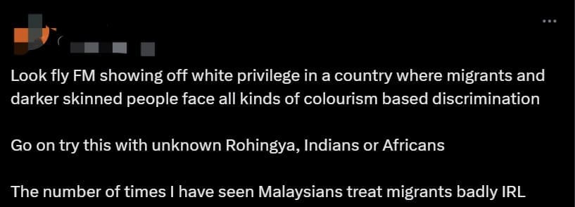 'So Cringe!' — M'sians Slam Radio Station For Promoting 'White Privilege' With Social Experiment comment 3