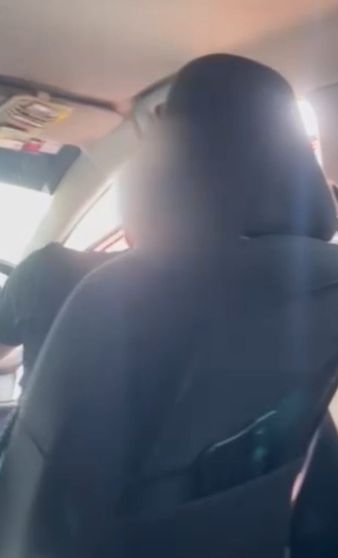 The inDrive driver who assaulted the woman.