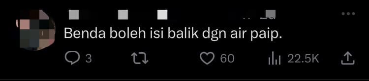 M'sian Vendor Uses Evian Water To Make Drinks, Sparks Mixed Reactions From Netizens - comment