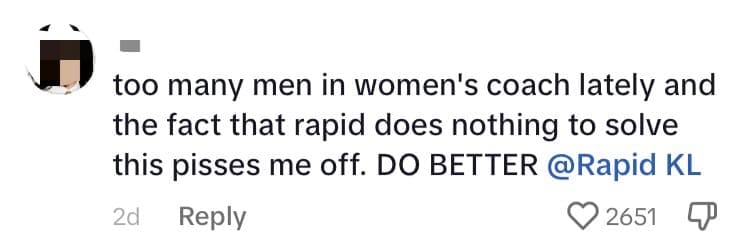 'Shut Up!' — Rude M'sian Man Yells At Woman Who Told Him To Leave MRT Women's Coach comment 4