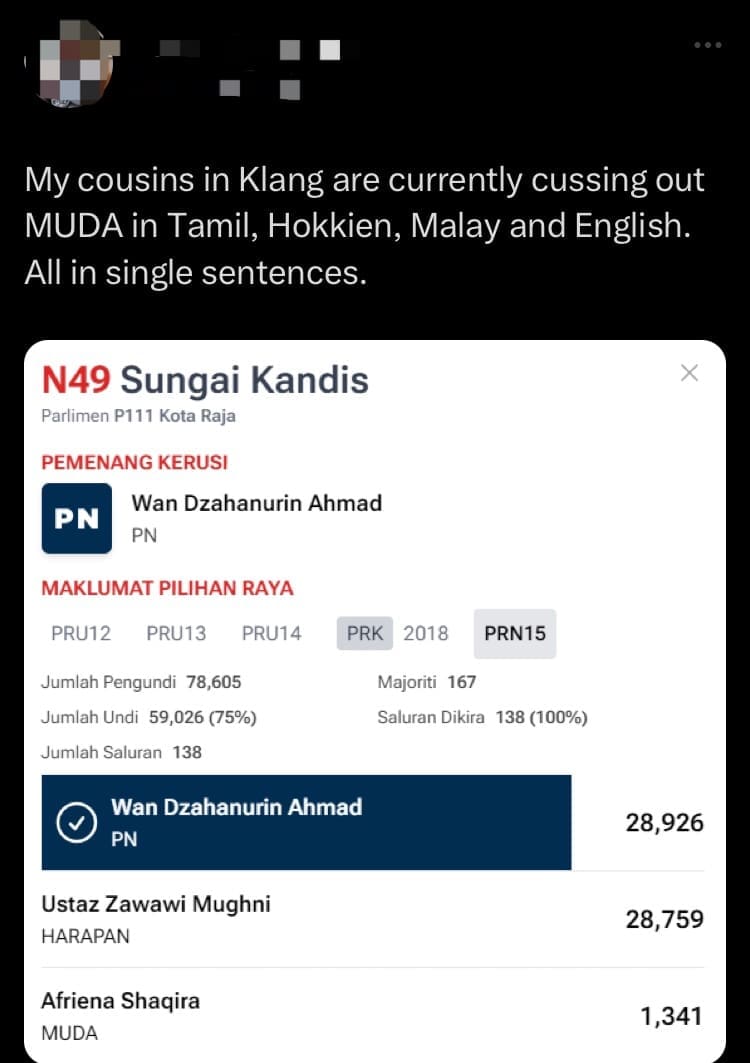 Selangor DAP Wanita Secretary Tells Syed Saddiq To Resign After MUDA Wins 0 Seats At State Polls comment 3