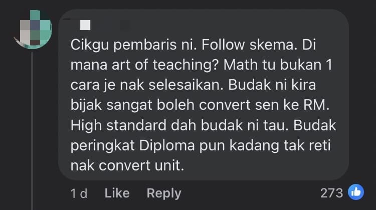 M'sian Student Fails To Score Full Marks As He Wrote RM2 Instead Of 200 Sen comment 1