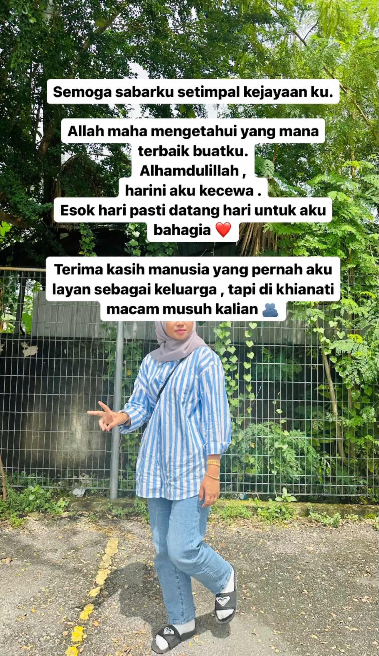 A screenshot of the woman's rant on her IG story