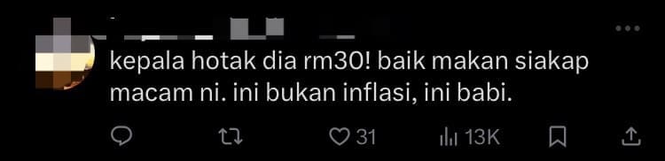 'Is This Logical?' — M'sian Stunned By RM30 Tiger Prawn He Ordered At KL Stall comment 1