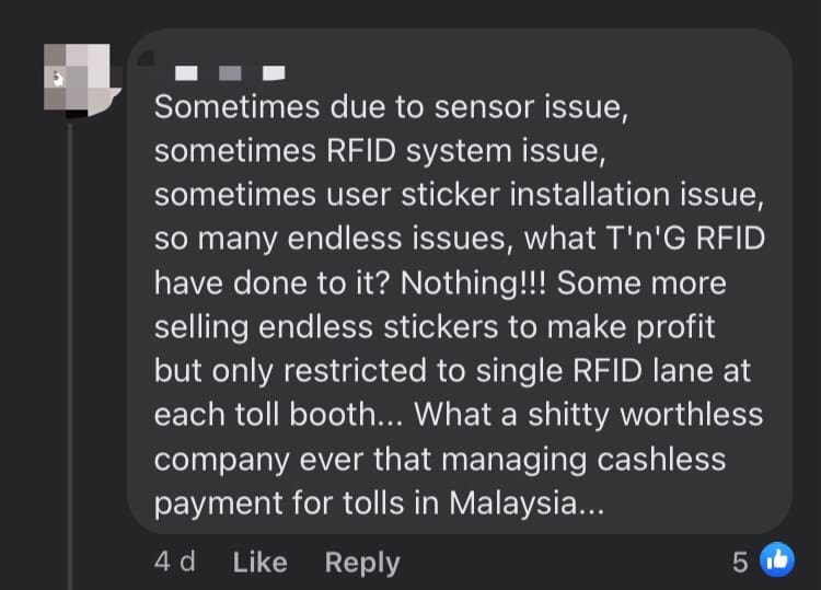 M'sian Driver Caught Breaking Toll Boom Gate Out Of Frustration comment 2