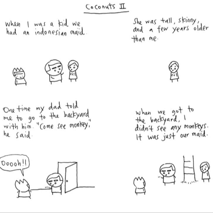 'When I Was A Kid 3' monkey comic