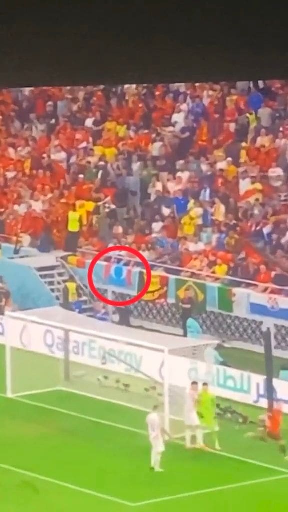 PKR Flag Appears At FIFA World Cup At Front-row Seat