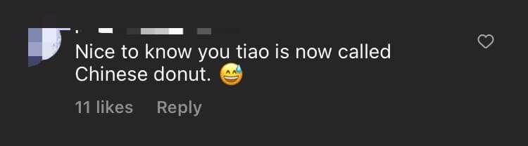 M'sians Stunned After US Influencer Calls Yau Char Kwai As 'Chinese Donuts' comment 1