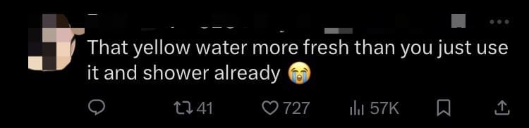 US Couple Doesn't Shower For 3 Days During M'sia Trip As They Felt The Water Was 'Yellow' comment 2