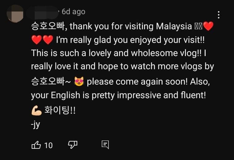 "So Good!" — South Korean Actor Falls In Love With Gula Apong Ice Cream During Sarawak Visit comment 1