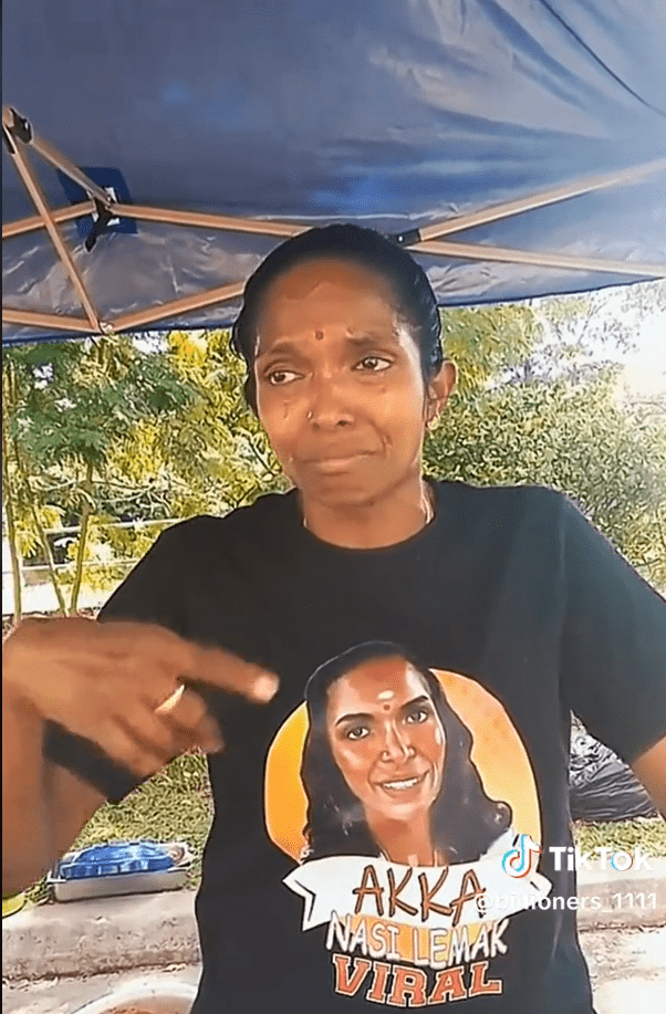 "I'm Not Happy" — Akka Nasi Lemak Vendor Shares How Tough Her Life Is Despite Her Fame