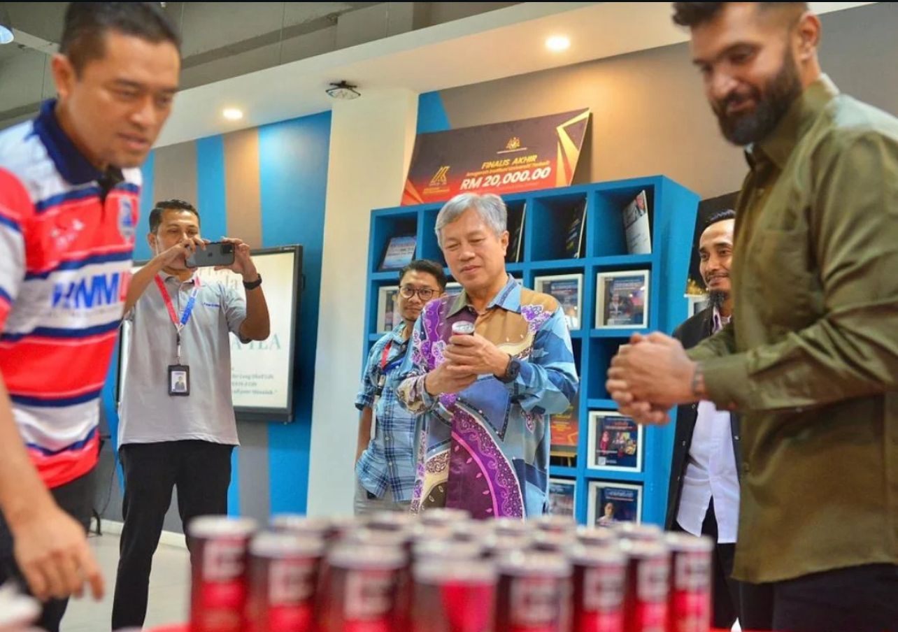 Launching of The Worlds First Halal Masala Tea in a can in Multimedia University , Cyberjaya