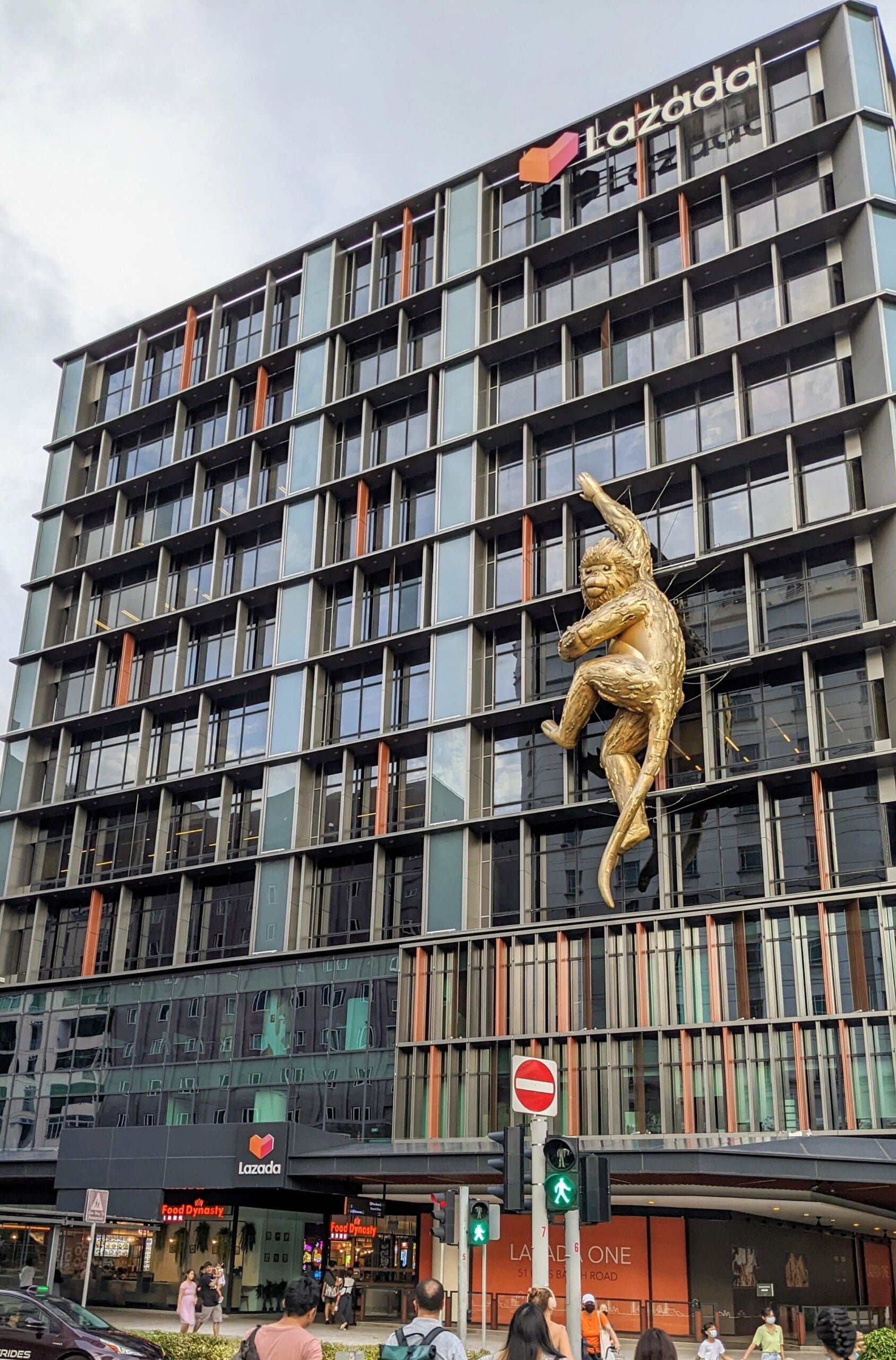 Lazada_One_golden_monkey_facade