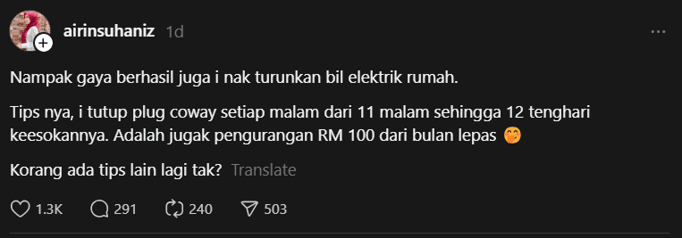 life hack to save electric bill