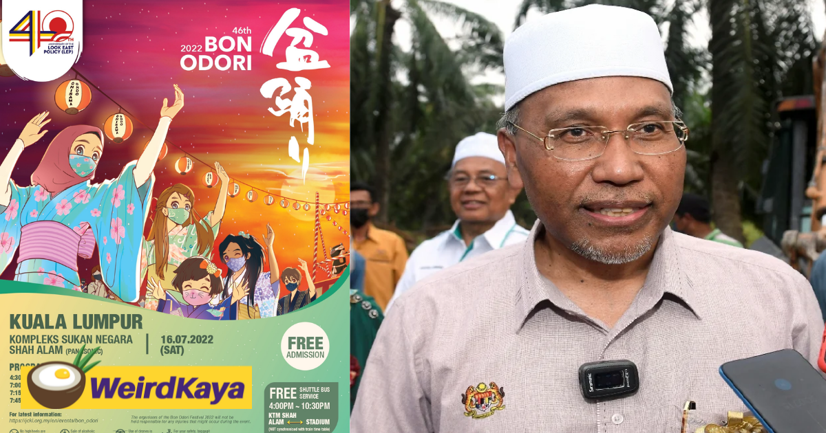 Religious affairs minister advises muslims not to join bon odori festival | weirdkaya