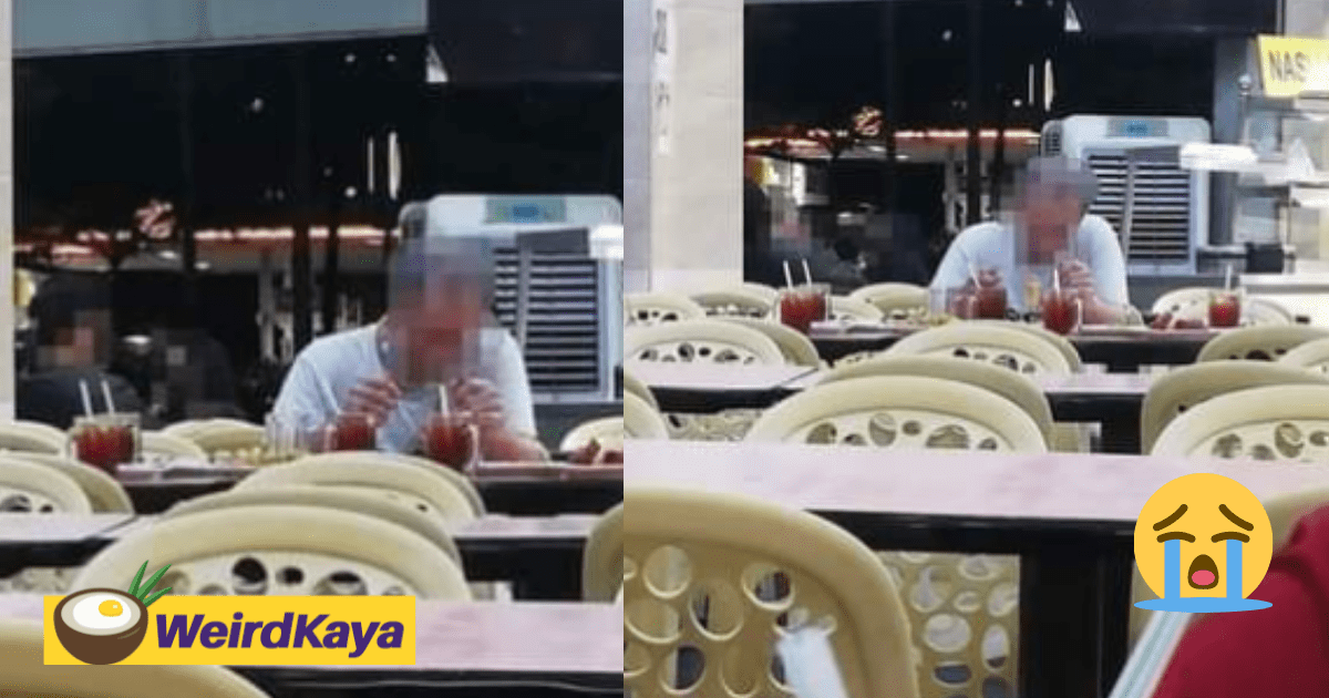 "The real meaning of loss": Lonely uncle breaks hearts online with 'empty' reunion meal