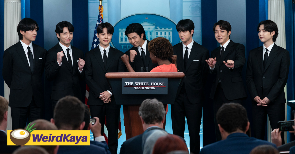 K-pop sensation bts addresses anti-asian hate in rare white house appearance | weirdkaya