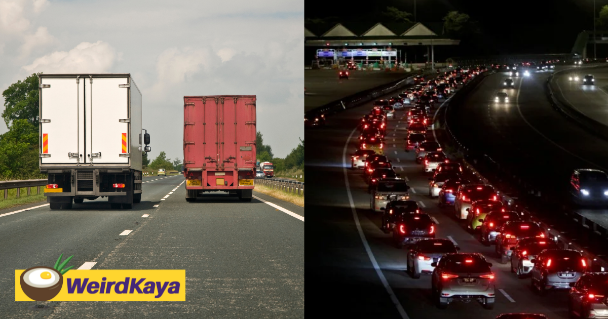 Heavy vehicles will no longer be allowed on kl main roads during peak hours, says jpj | weirdkaya