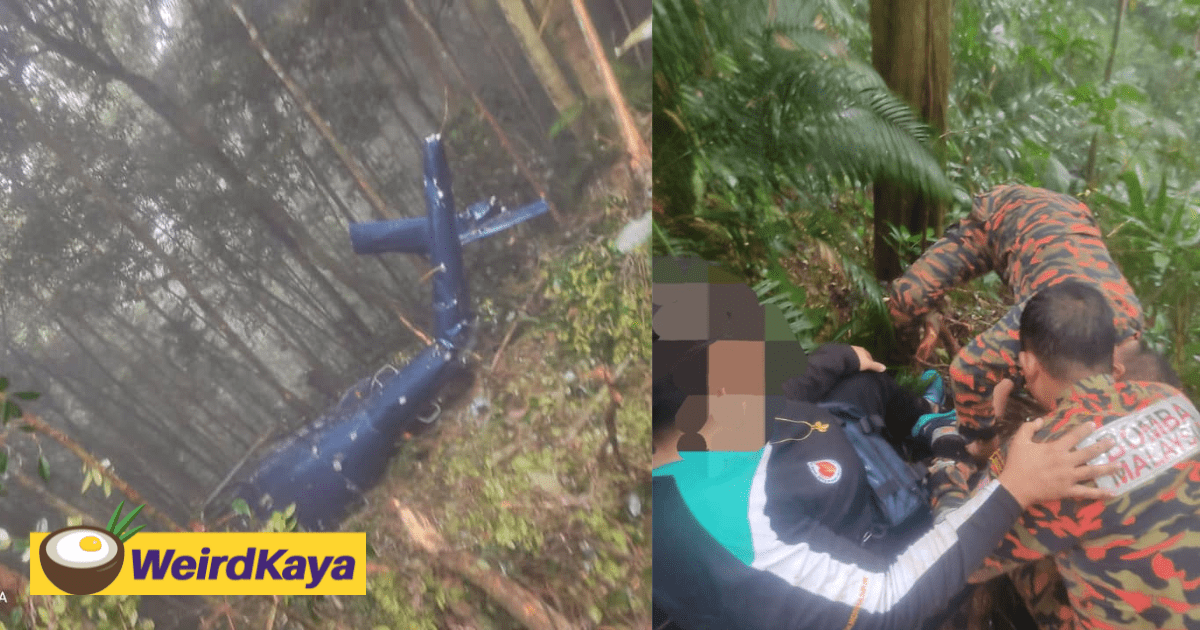 [UPDATED] Helicopter Carrying Health Officials Has Crashed In Cameron Highlands