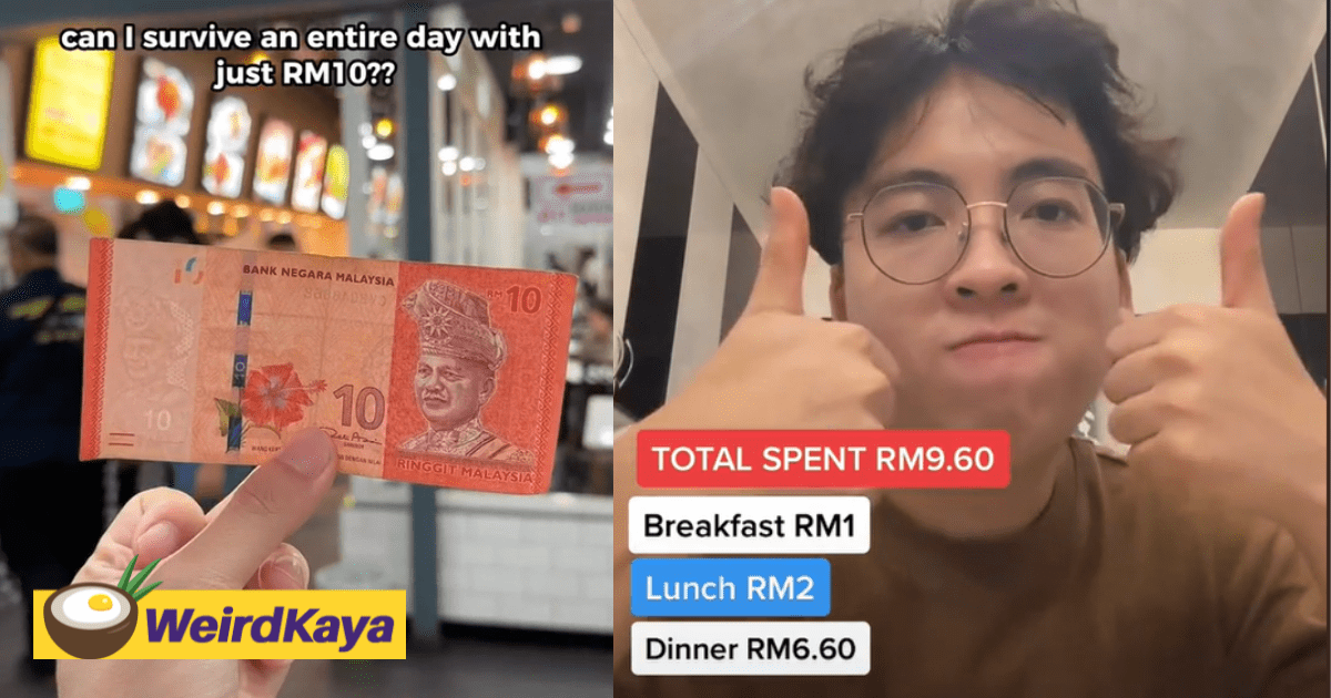 This M'sian TikToker Spent Only RM10 A Day On Food. Here's How He Did It