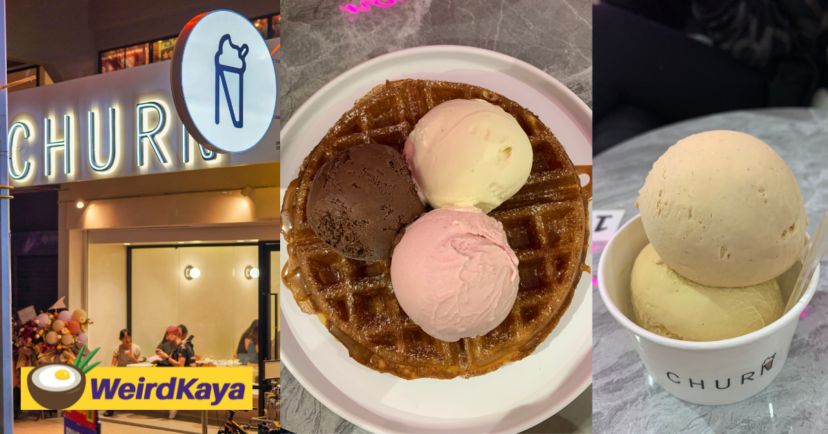 I Spent RM55.50 On Ice Cream And Waffles At Damansara Uptown's Churn. Was It Worth The Price