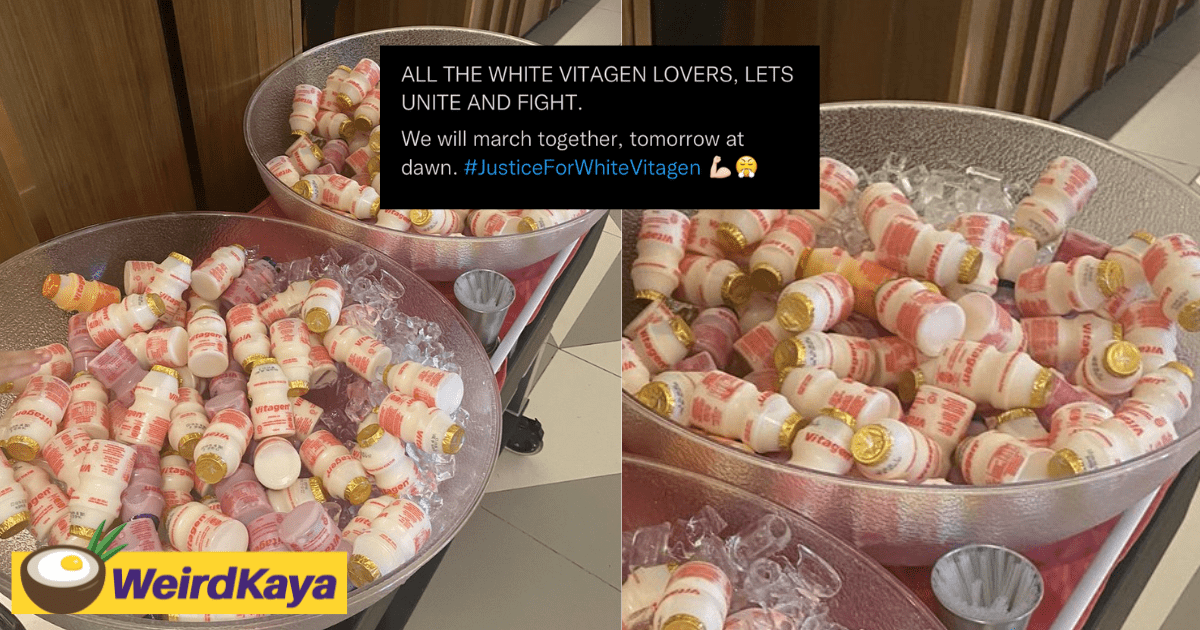 M'sian Man Dissing White Vitagen Flavour On Twitter, Netizens Defend It As The Most Elite
