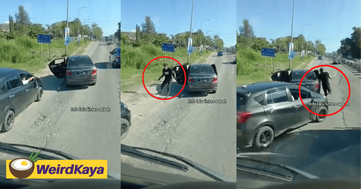 Angry Myvi Driver Rams Car Into Another Driver After A Verbal Argument