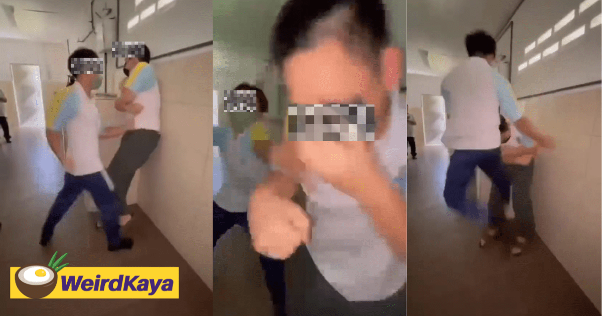 Clip Shows M'sian Student Getting Punched, Kicked Several Times By Classmate Inside Toilet