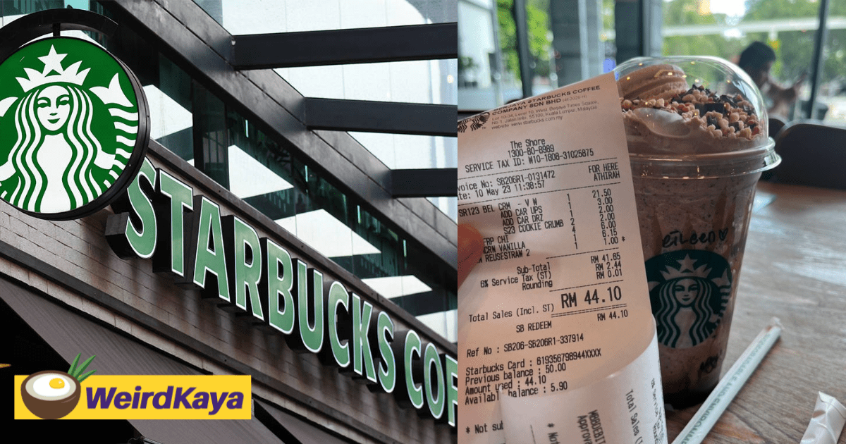 M'sian Student Ends Up Paying RM44 For Starbucks Drink Thanks To Not Being Able To Understand Staff's English