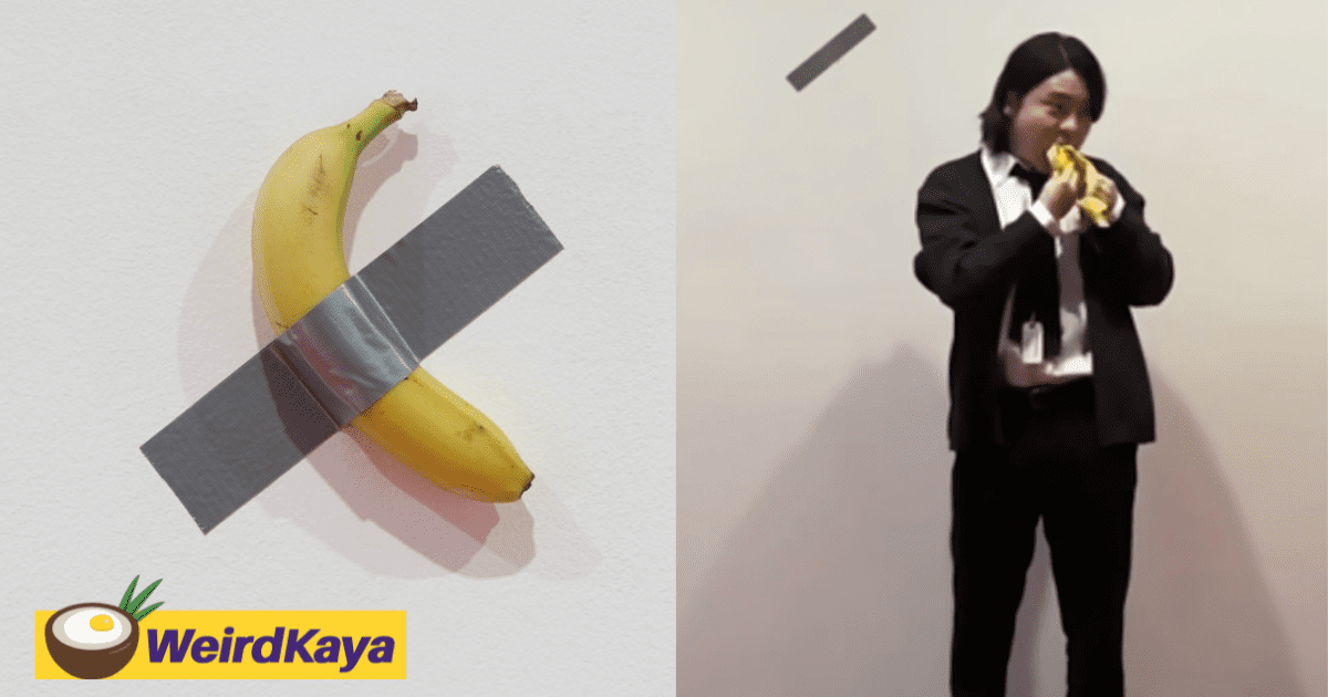 South Korean Student Eats RM535K Banana Artwork Taped To Wall, Said He Did So Because He Was Hungry