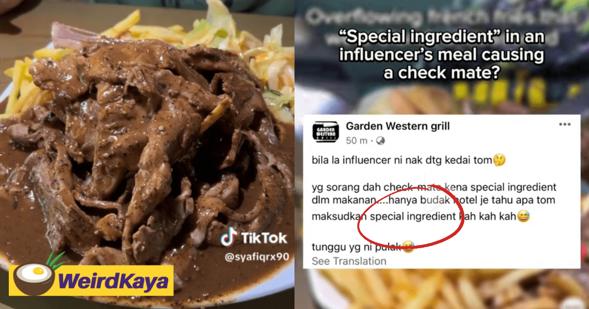 M'sian Restaurant Claims To Have Put 'Special Ingredients' Into Customers' Food After TikToker Leaves Negative Review