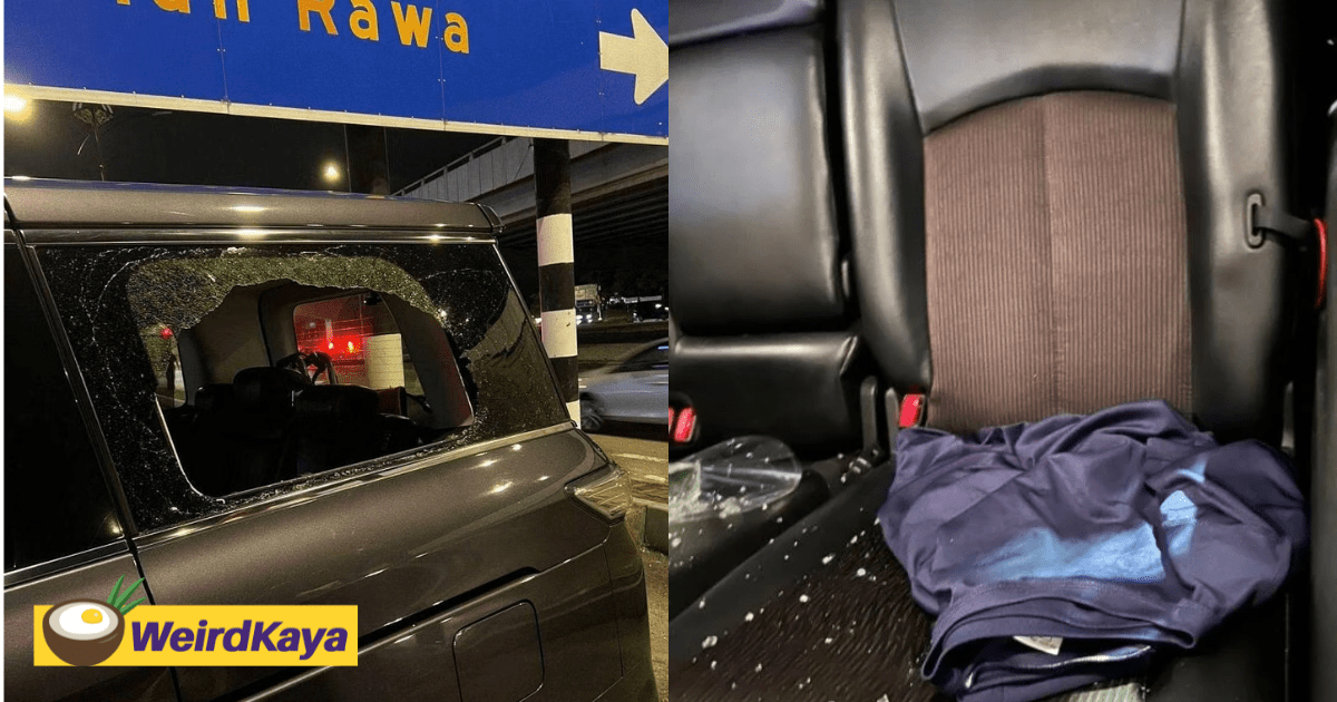 S'porean Family Gets Robbed And Car Windscreen Smashed By Thieves While Dining At JB Restaurant