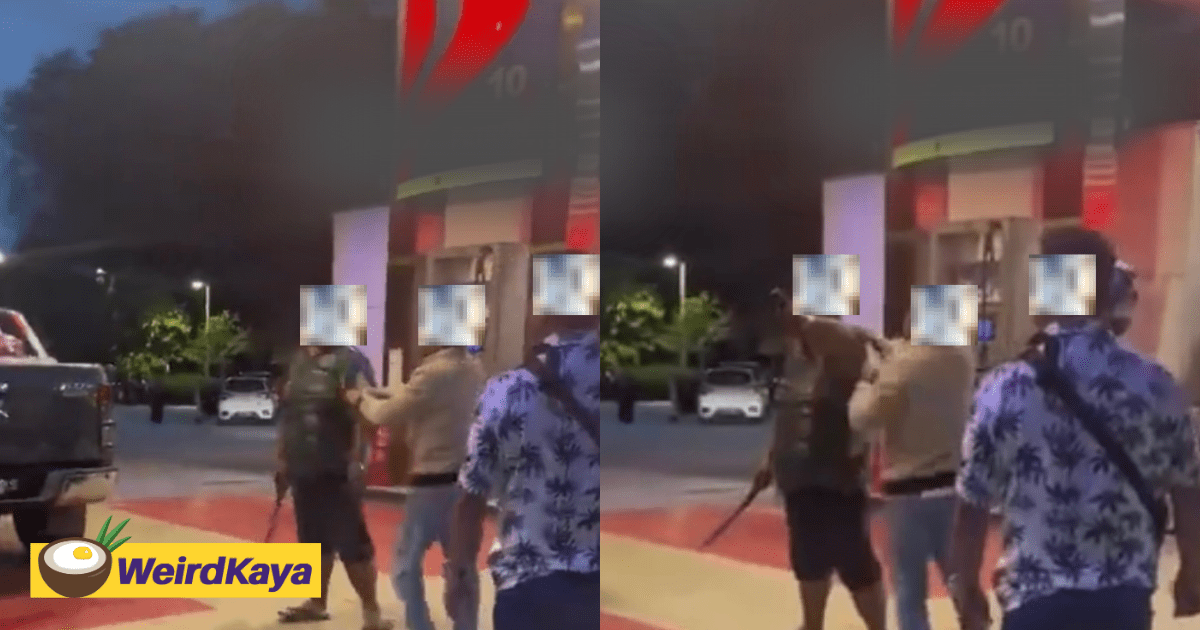 M'sian Man Threatens Motorists With Samurai Sword After Getting Honked For Using Phone While Driving