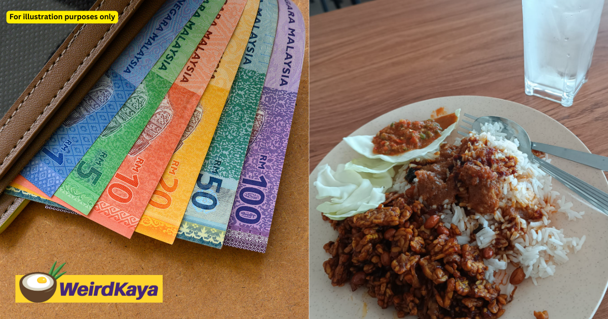 M'sian Gripes Over Being Charged RM4 For Rice With Curry, Netizens Tell Him To Stop Whining
