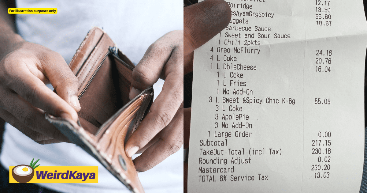 M’sian With RM1500 Salary Upset Over Being 'Forced’ To Treat Family To RM230 Meal