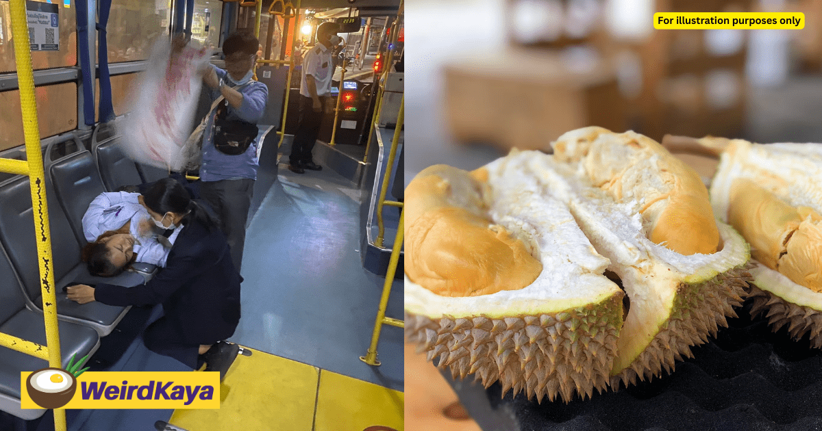 Thai Bus Conductor Faints Due To Allergic Reaction To Durian Brought Onboard By Passenger