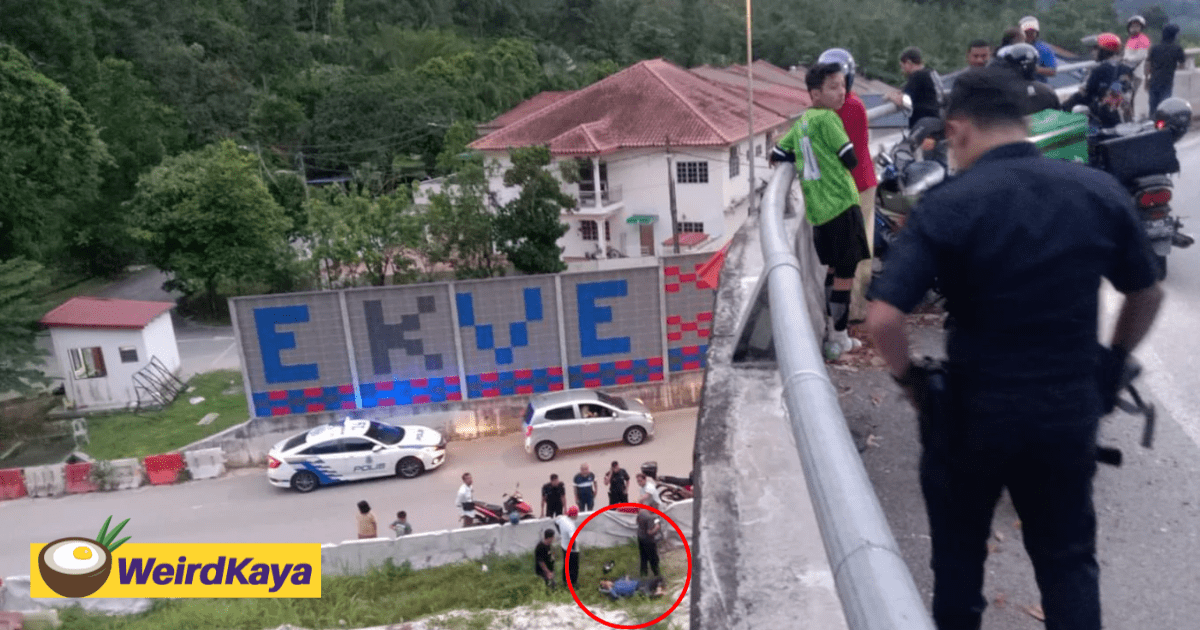 21yo M'sian Student Falls 20 Metres From Flyover, Left Severely Injured
