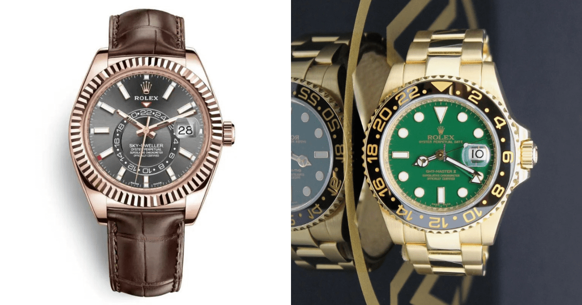 Rolex Sky-Dweller and Rolex GMT Master-II 9