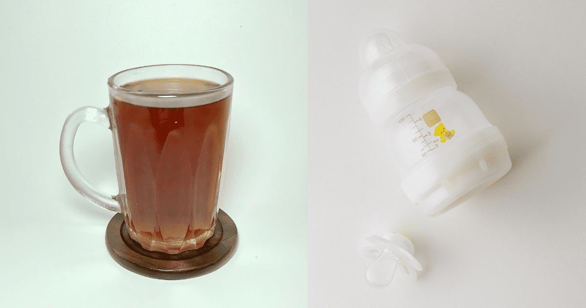 teh o and baby milk