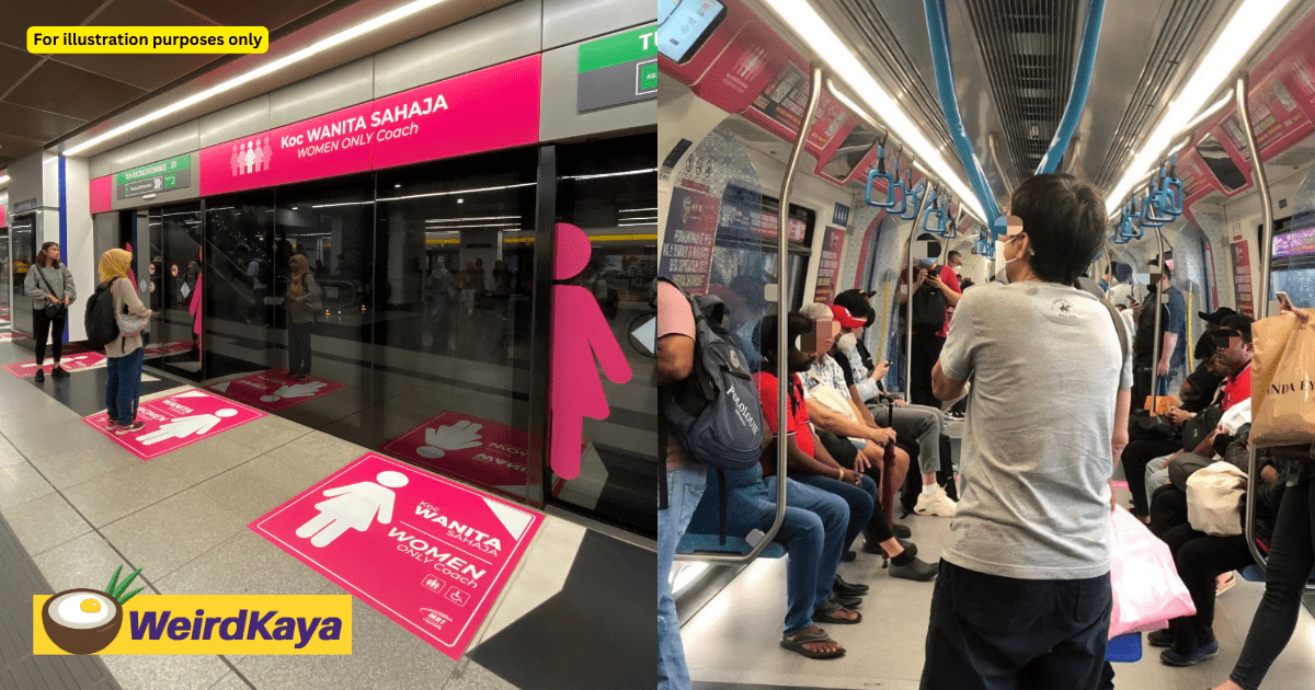 M'sian Shocked To See Men Occupying Female-Only Coach & Not Giving A Seat To Elderly Woman