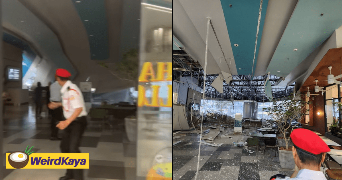 Roof Collapses At PJ Mall Due To Heavy Rain & Strong Winds, 3 Slightly Injured