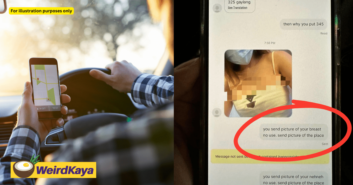 SG Grab Driver Gets Photo Of Woman's Chest When He Asked For Her Location